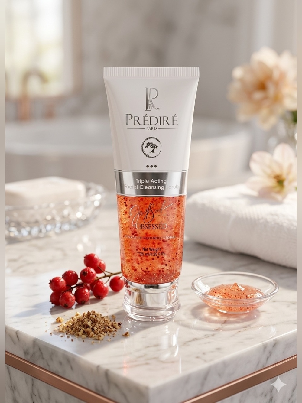 Predire Paris Triple Acting Facial Cleansing Scrub  - MSRP $115